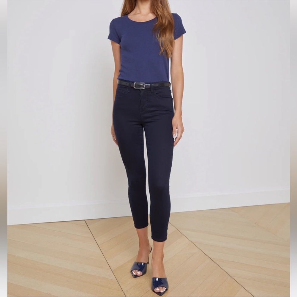 L’AGENCE Margot Stretch Skinny Jeans Blue Size 28